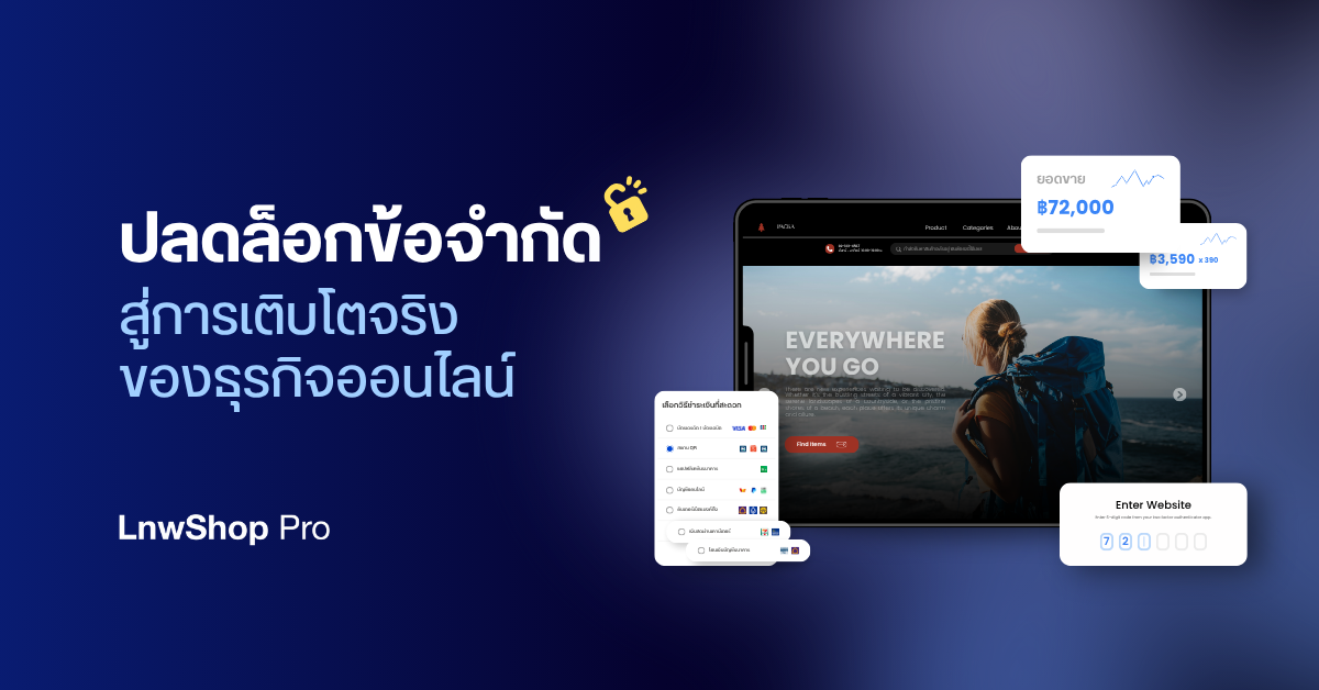 ปลดล็อก ธุรกิจออนไลน์