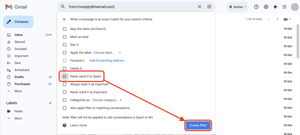 add whitelist email